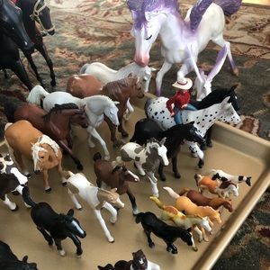 Horse collection. In used condition. Breyer, Safari, Schleich, Mojo.